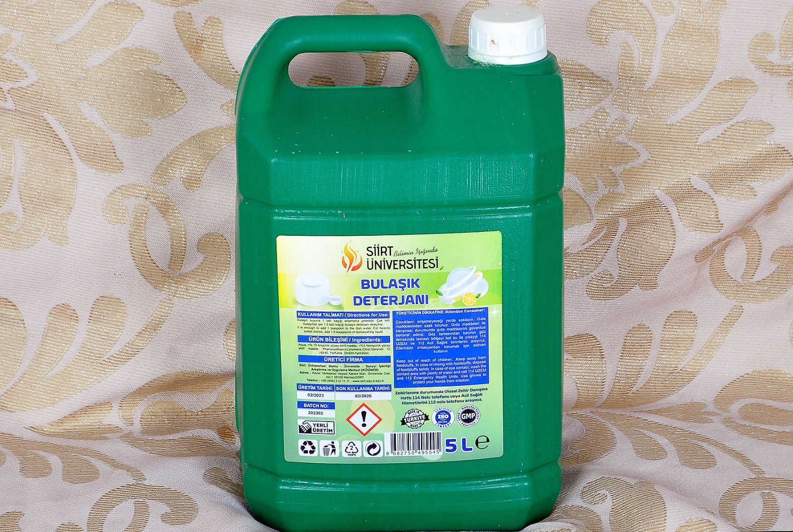 Bulaşık Deterjanı Limon 5 Lt. Siirt Üniversitesi