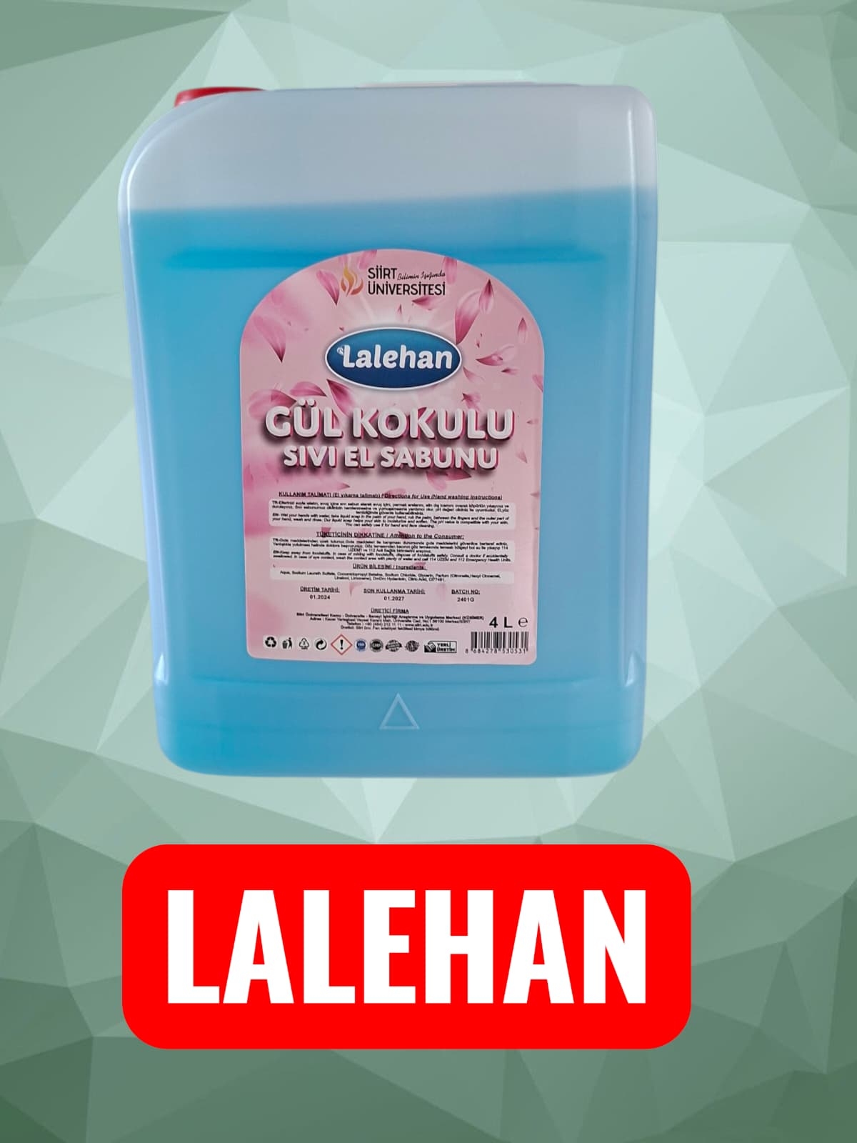 Sıvı Sabun Lavanta Lalehan