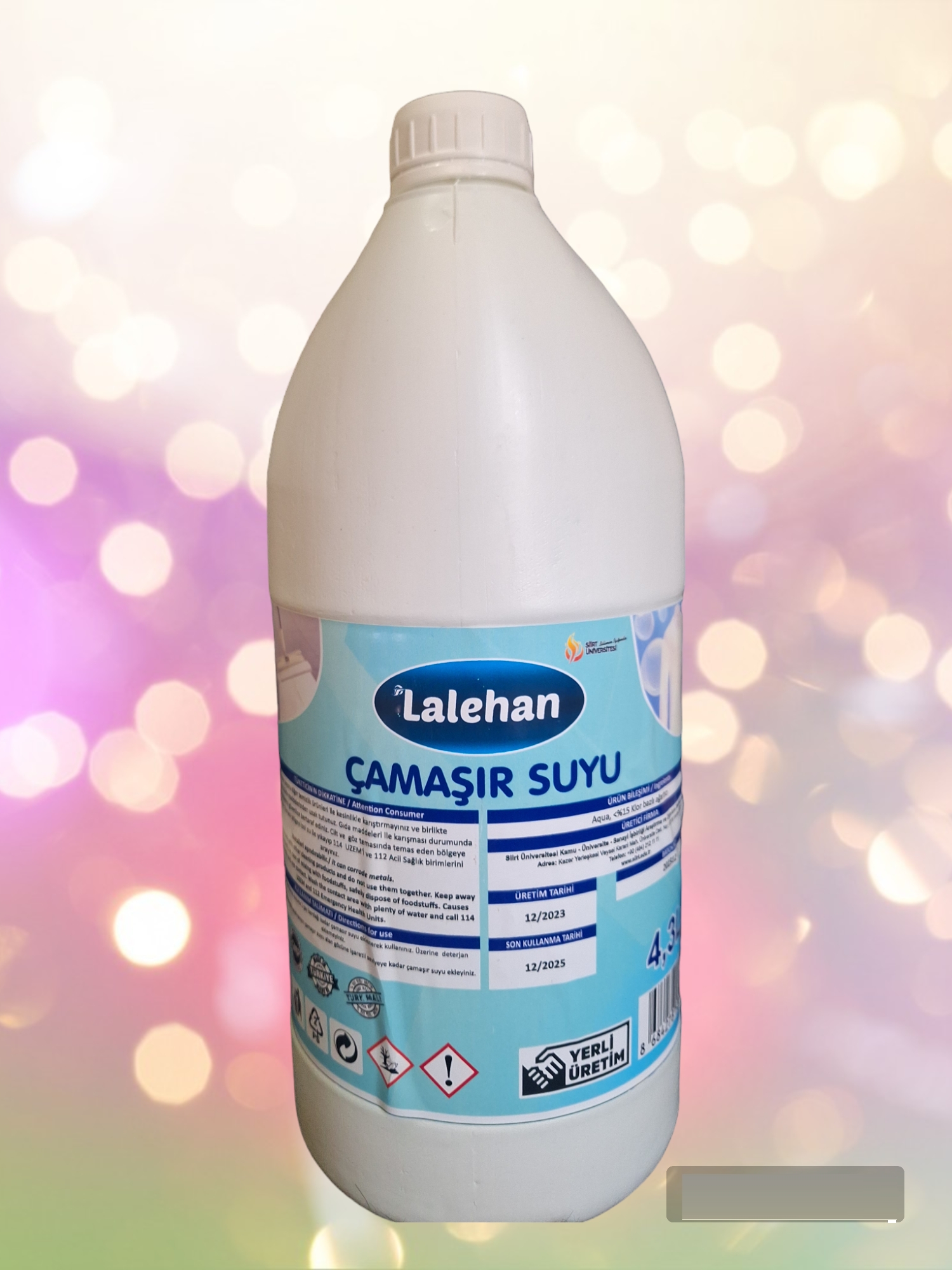 Lalehan Çamaşır Suyu 4,3 Lt.